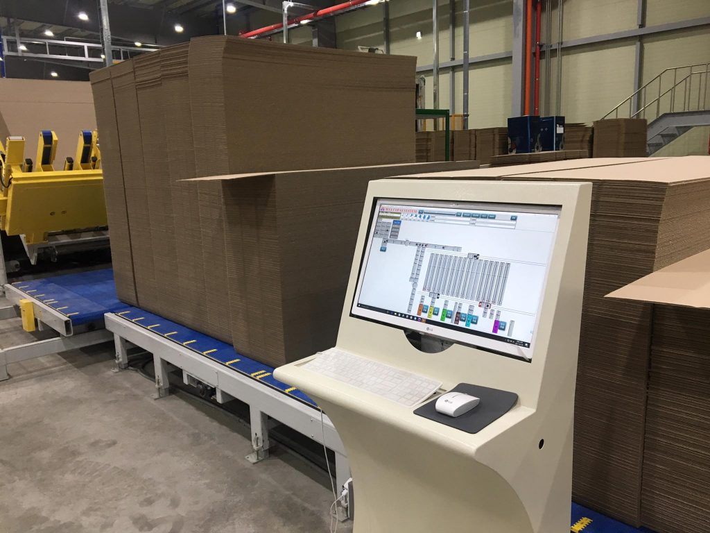 Corrugated box plant automation equipment — detail view 4