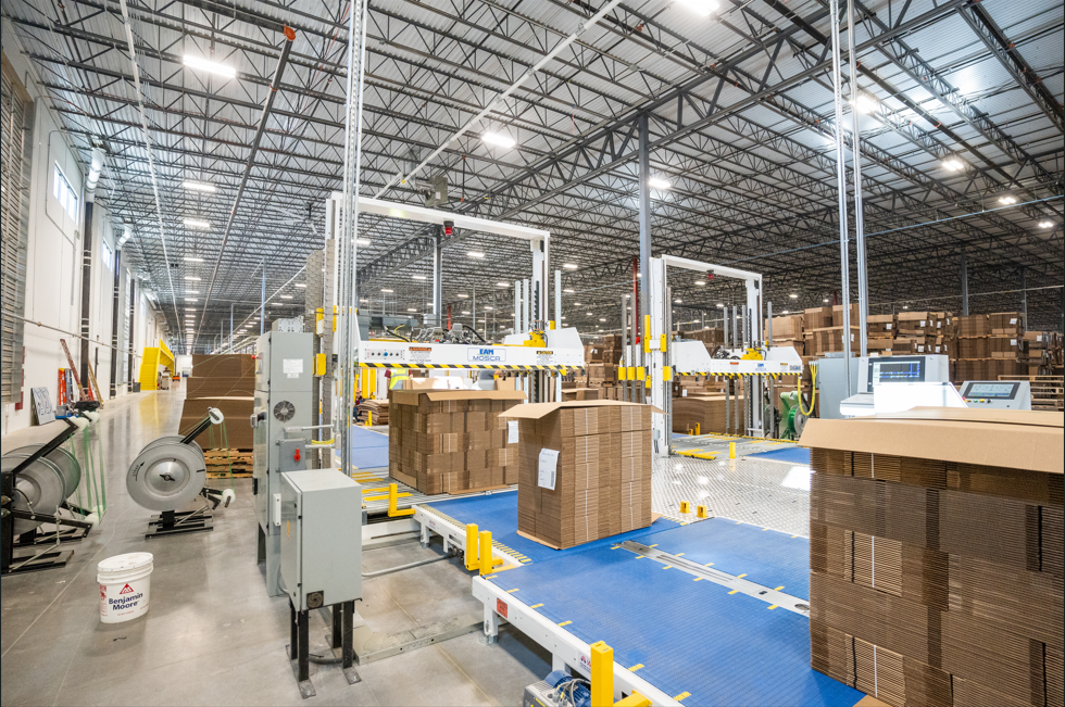 Finished goods handling system equipment — detail view 3