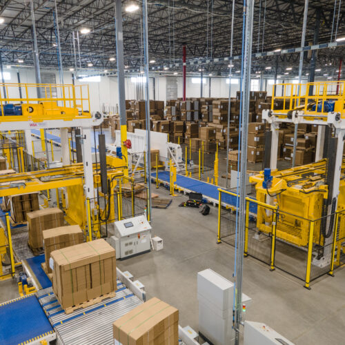 Finished goods handling system equipment — detail view 1