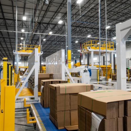 Finished goods handling system equipment — detail view 4