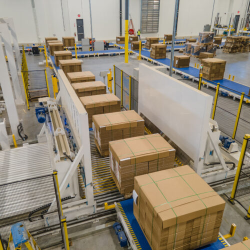 Finished goods handling system equipment — detail view 6