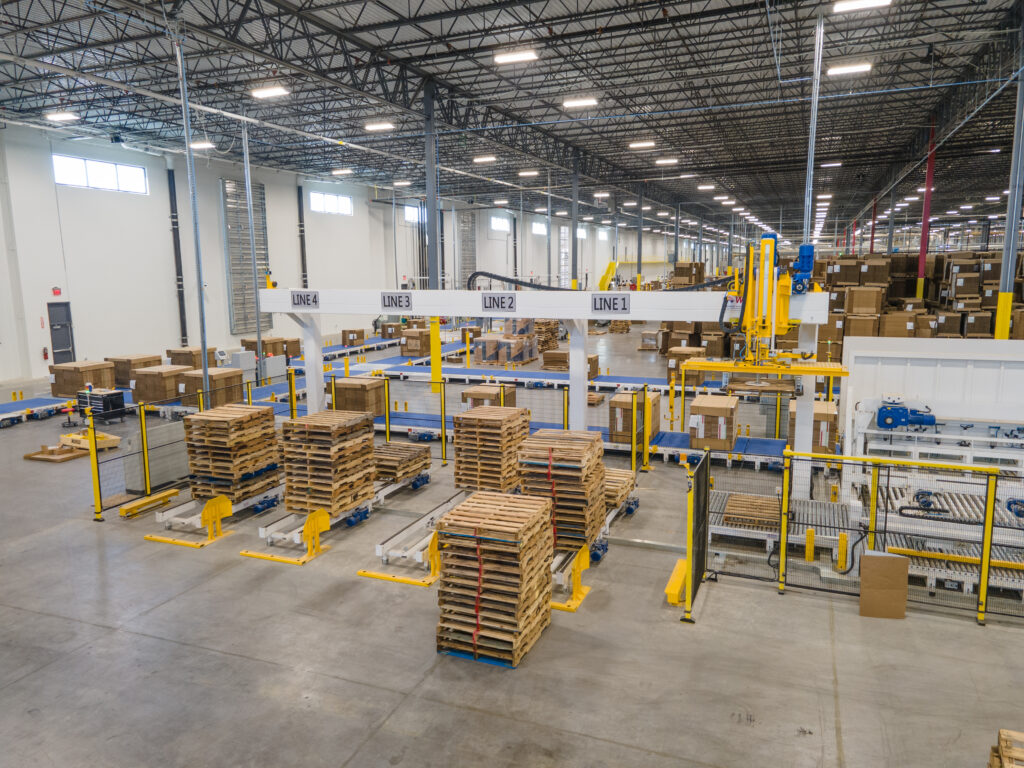Finished goods handling system equipment — detail view 7