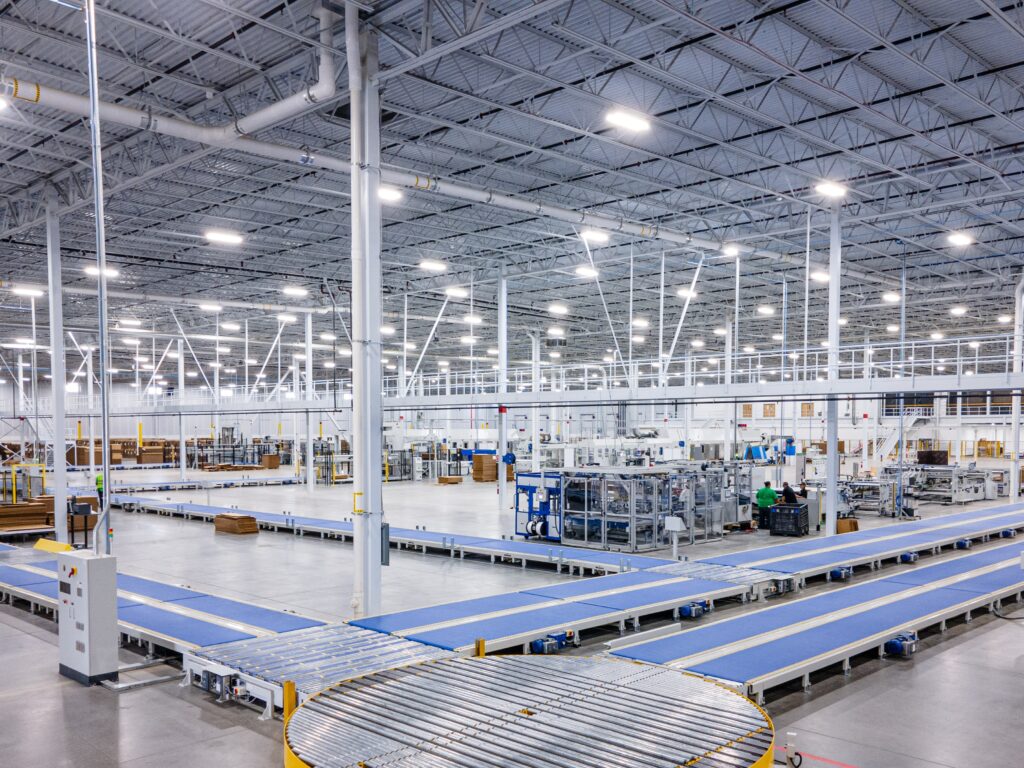 Full plant conveyor system equipment — detail view 1