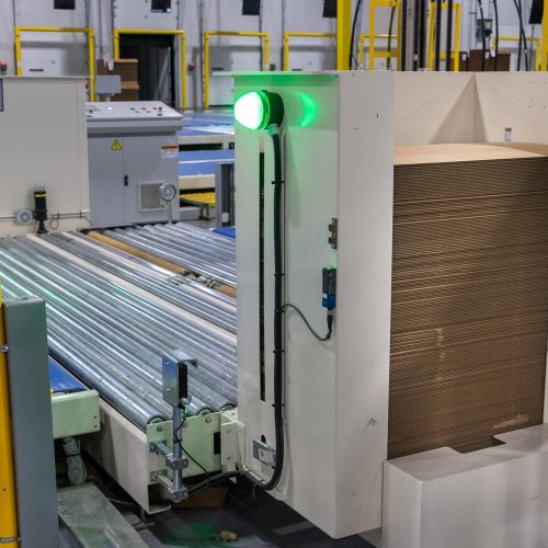 High-speed sheet feeder equipment — detail view 2