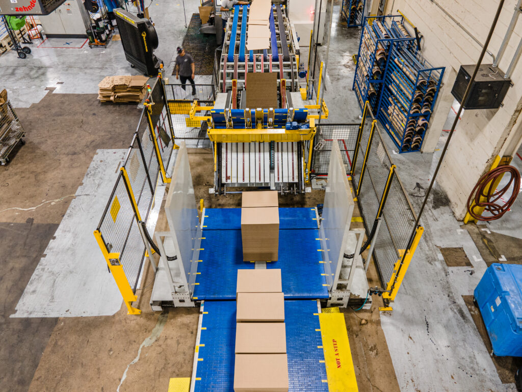 Top print prefeeder equipment — detail view 4