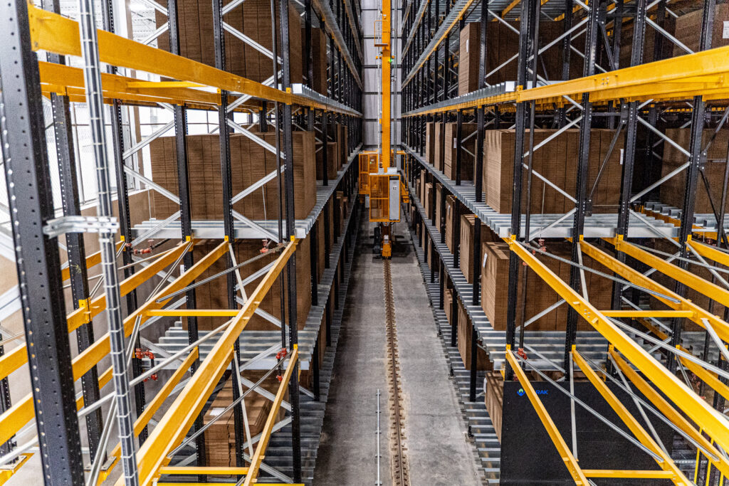 Vertical rack automated storage and retrieval (AS/RS) system equipment — detail view 5
